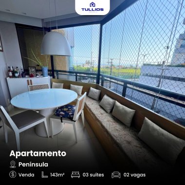 Apartamento à Venda na Península – Elegância e Vista Mar