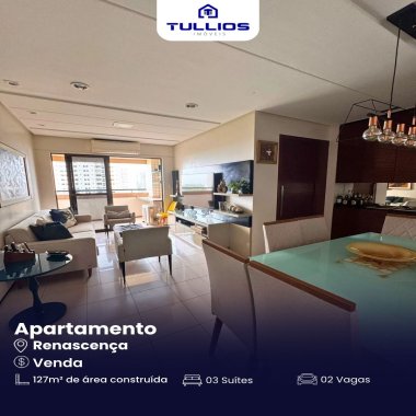 Apartamento à Venda no Renascença – Sofisticação e Vista Mar