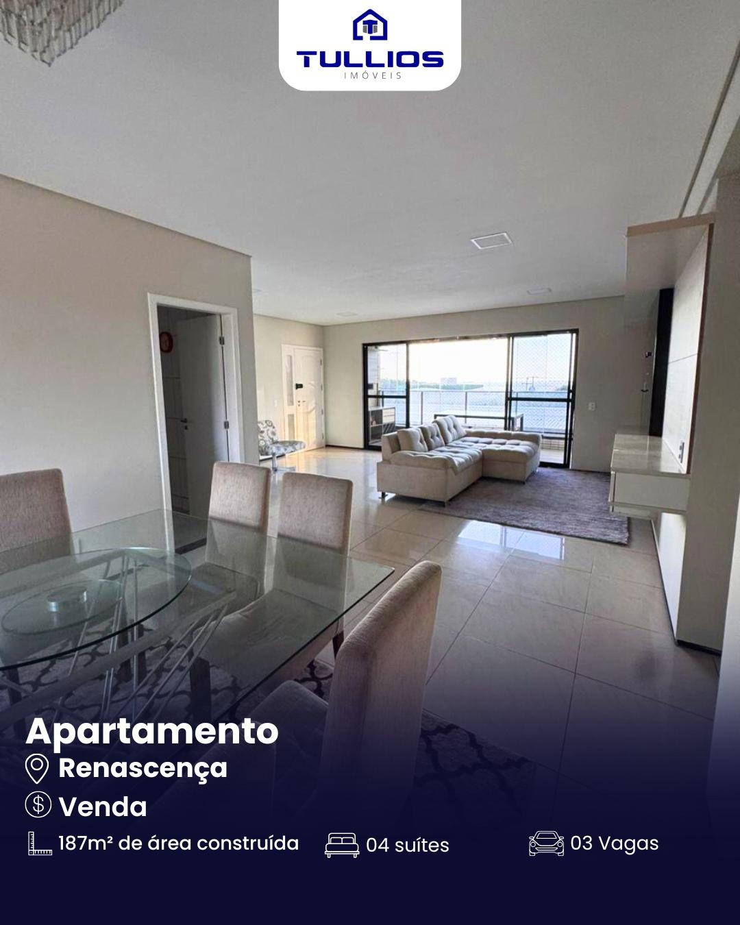 Apartamento à venda no Renascença – Espaço, conforto e uma vista que inspira!
