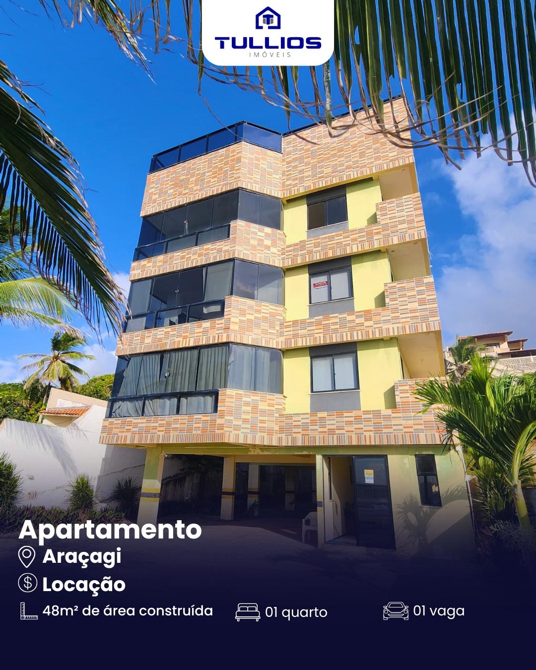 Aluguel com pé na areia – Praia do Meio, Araçagi