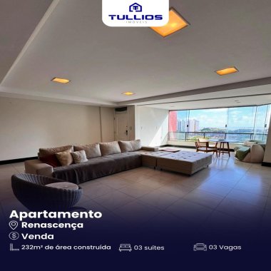 Exclusividade, espaço e vista mar – apartamento à venda no Renascença
