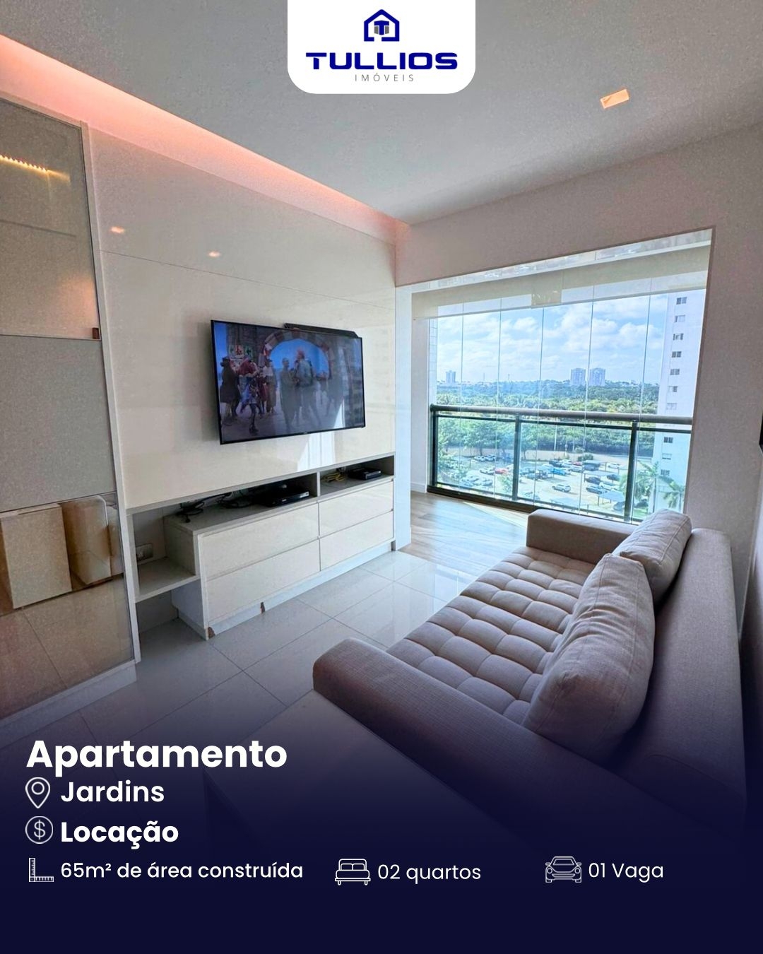 Apartamento para locação no Jardins – completo e pronto pra morar!