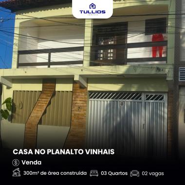 Venda - Casa com 4 quartos (1 suíte) no Planalto Vinhais