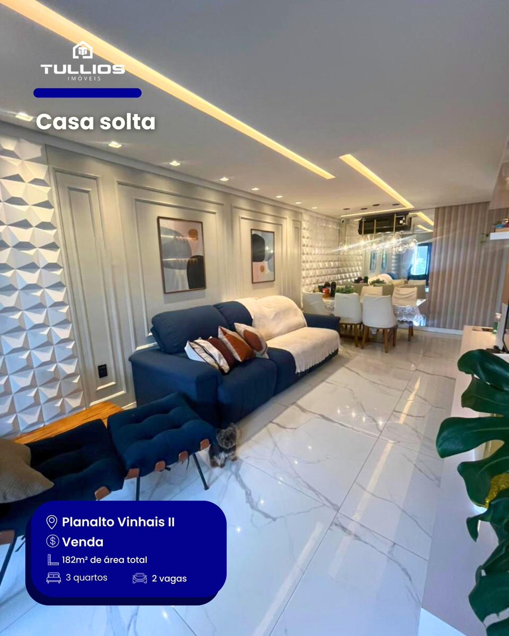 CASA SOLTA NO PLANALTO VINHAIS II — porteira fechada