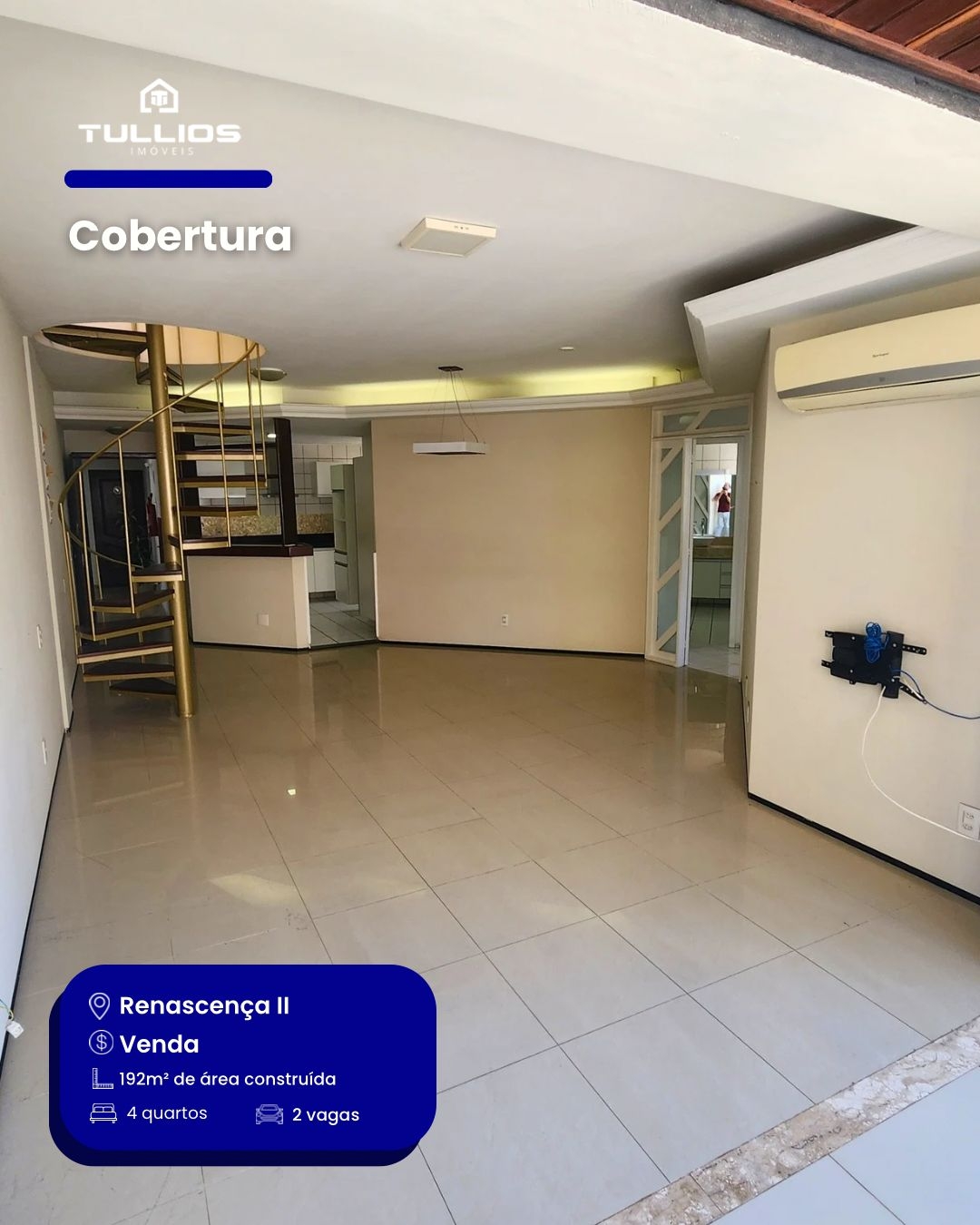 São 192m² muito bem distribuídos, pensados para quem valoriza amplitude!