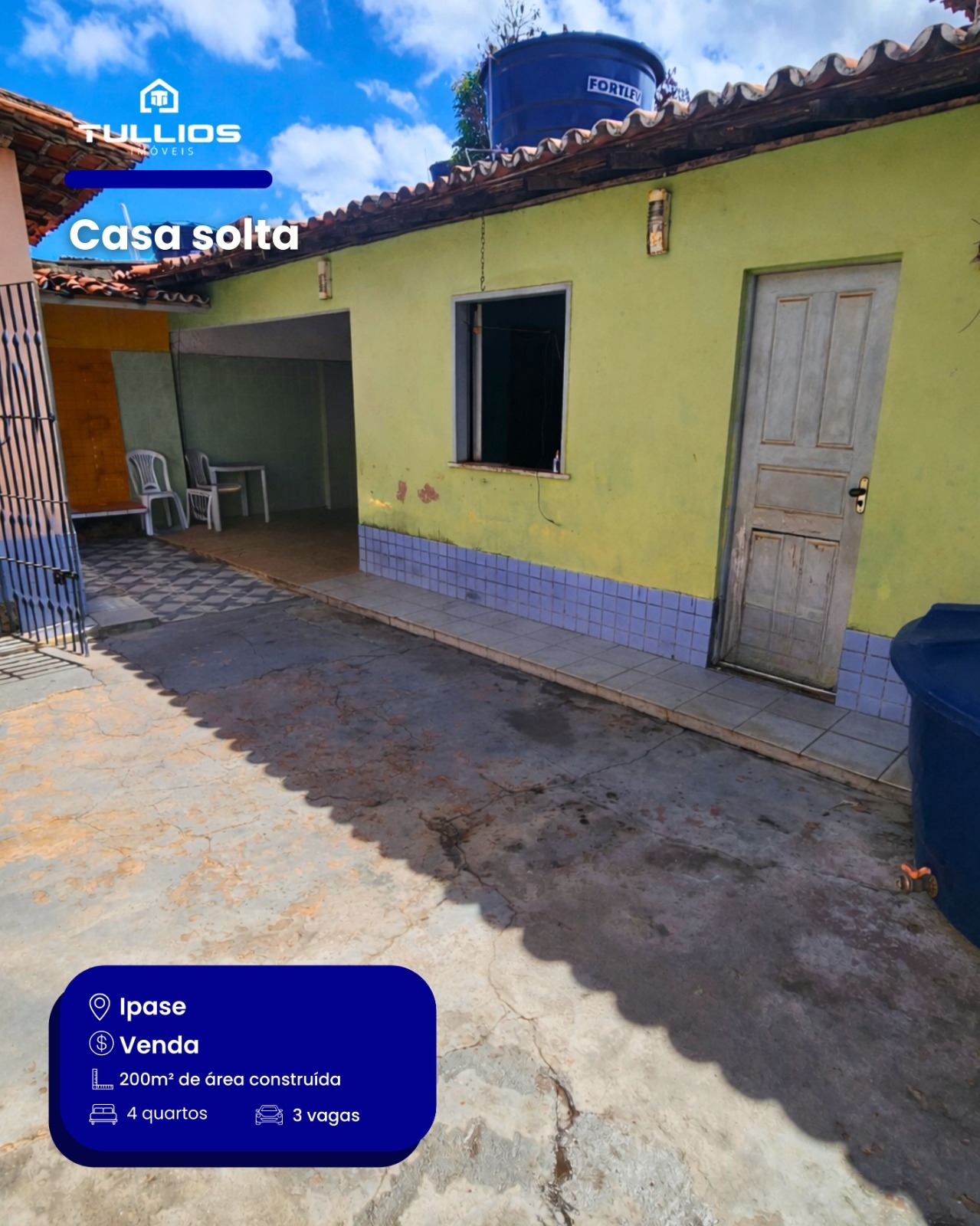 CASA NO IPASE: ESPAÇO, CONFORTO E LOCALIZÇÃO IMPERDÍVEL!