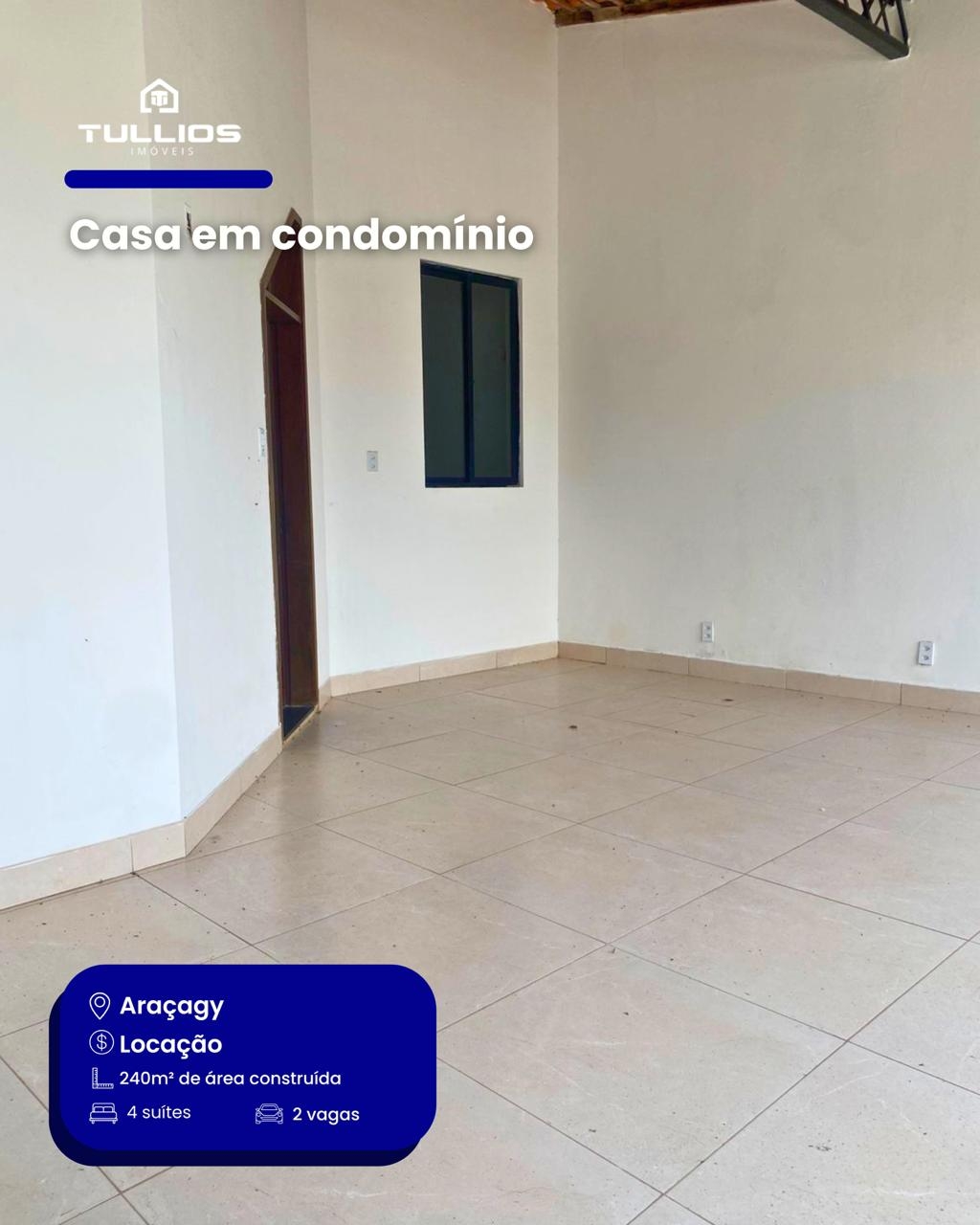 LOCAÇÃO | CASA EM CONDOMÍNIO NO Araçagy