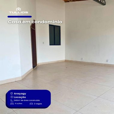 LOCAÇÃO | CASA EM CONDOMÍNIO NO Araçagy