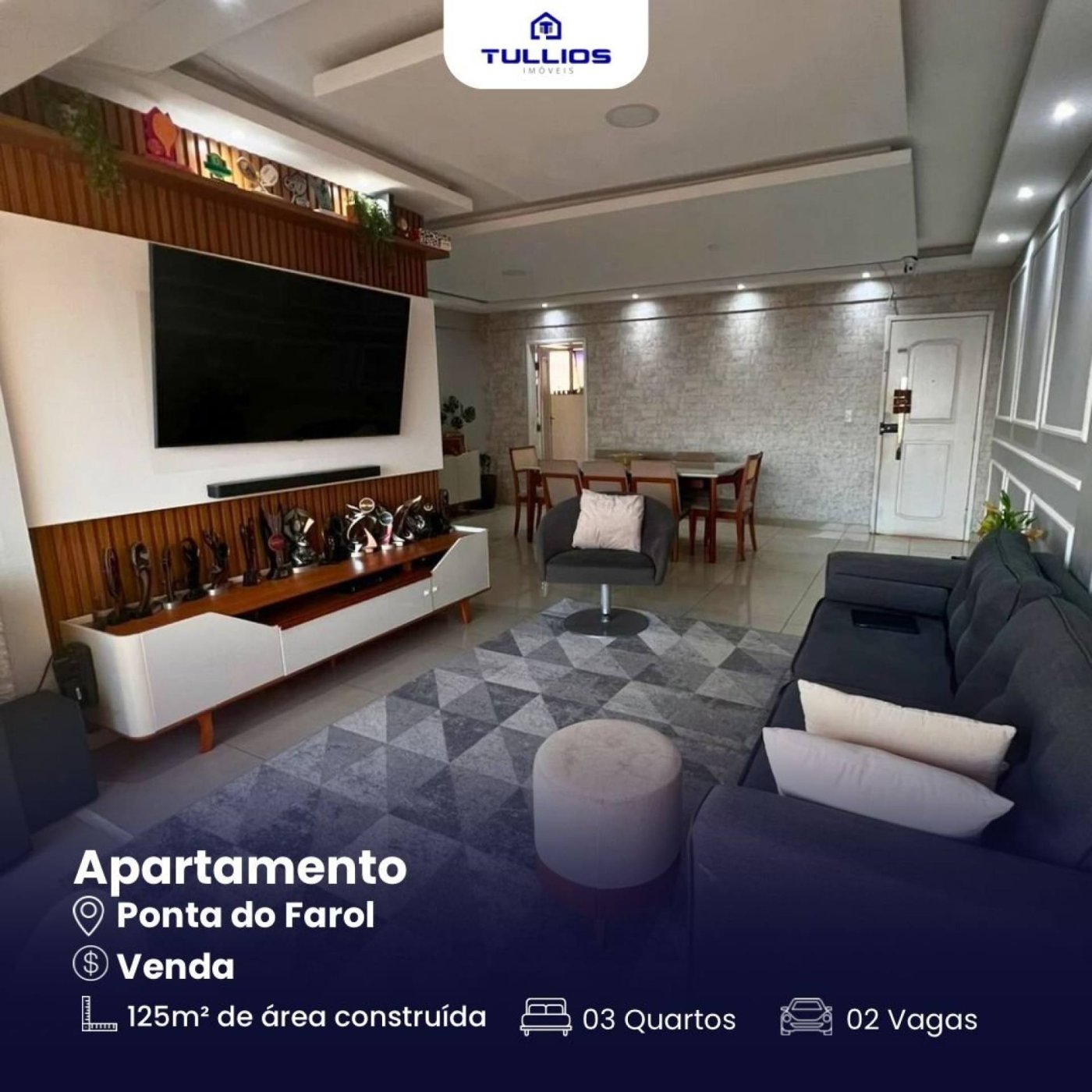 Apartamento no condomínio Enseada dos Ventos